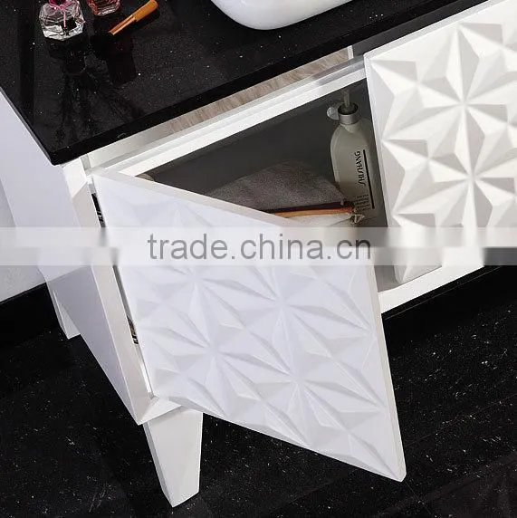 ROCH 8005 Hot Sell Wood Bathroom Vanity Customized With Marble Counter Top photo-4