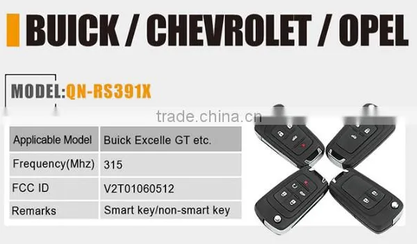 B u i c k EXCELLE-XT/ Buick GT /C h e v r o l e t Smart/non Smart Car Keys photo-2