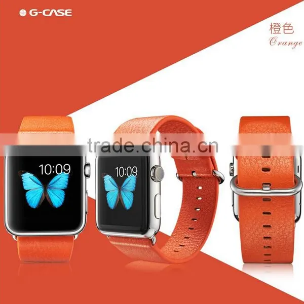 G-Case Leather Classic Pin Buckle Strap for Iwatch photo-4