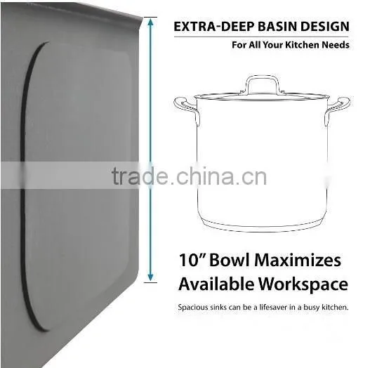 New Premium Undermount Double Bowl Handmade Stainless Steel Kitchen Sink With CUPC Approval photo-4