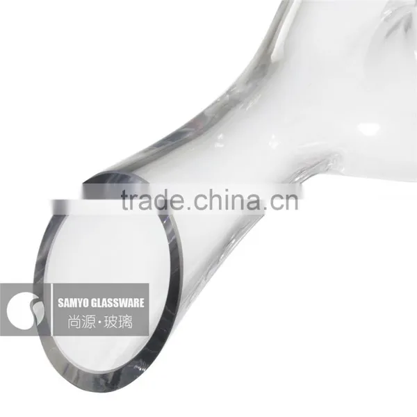Samyo Unique Bevel Top O Shaped Crystal Glass Pitcher photo-2