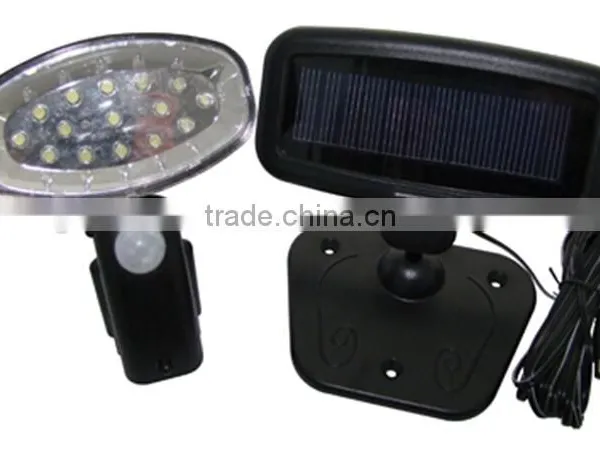 552031 CE and RoHS Approval ABS PMMA Material 15 LED Solar PIR Light photo-2