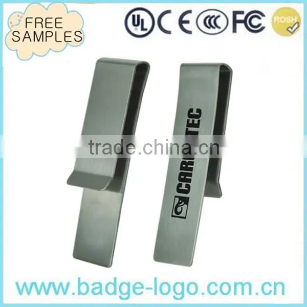 Etching Logo Top Quality Stainless Steel Money Clip photo-5