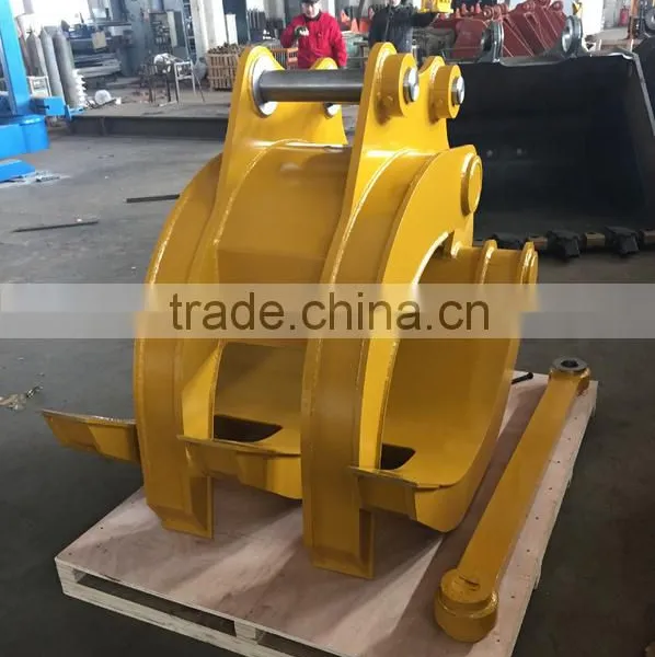 Mechanical demolition grapple/excavator log grapple