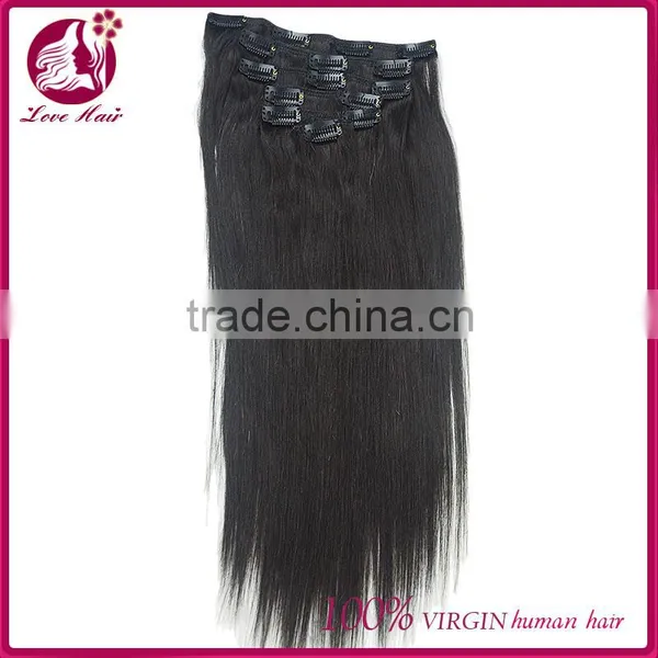 Grade 8A Virgin Hair 100g 8-32inch In Stock Top 10 Hair Straighteners Clip In Hair Extensions For Black Women photo-2