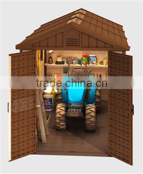 2016 Modern Design Plastic Shed Movable Summer House Easy Assembled photo-4