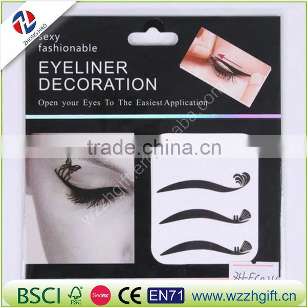 Temporary Tattoo Eye Shadow Eye Liner Sticker for Body Smoky Eyes Eyebrow Makeup Sticker Body Art photo-5
