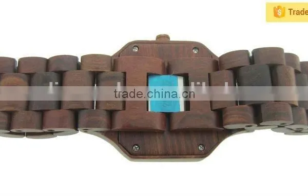 New Design Natrual Bi-color Pure Wood Watch photo-2