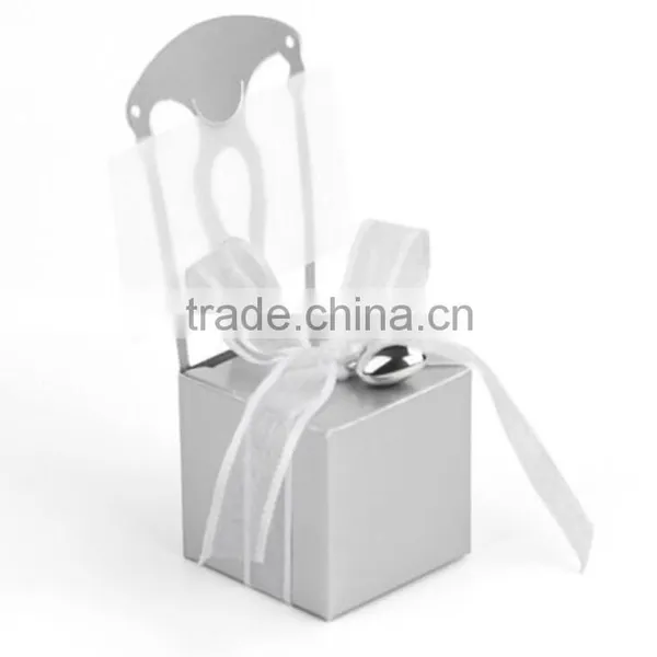 Silver Chair Candy Sweet Gift Bag Box Wedding Party Favour Baby Shower Chair Ribbon
