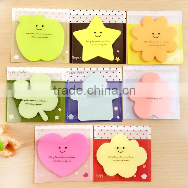 Lovely Candy Color Stickers N Stick Sticky Notes With Cartoon Book Message