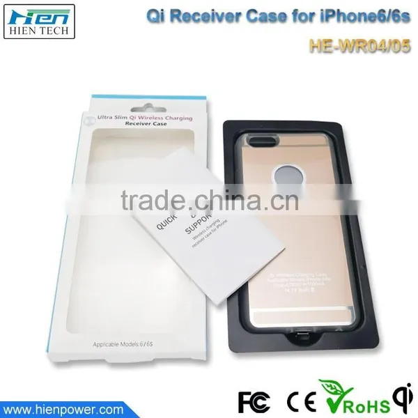 Ultra Thin Wireless Charger Receiver Phone Case Qi Wireless Charging Case For Iphone 6 /6 Plus photo-5