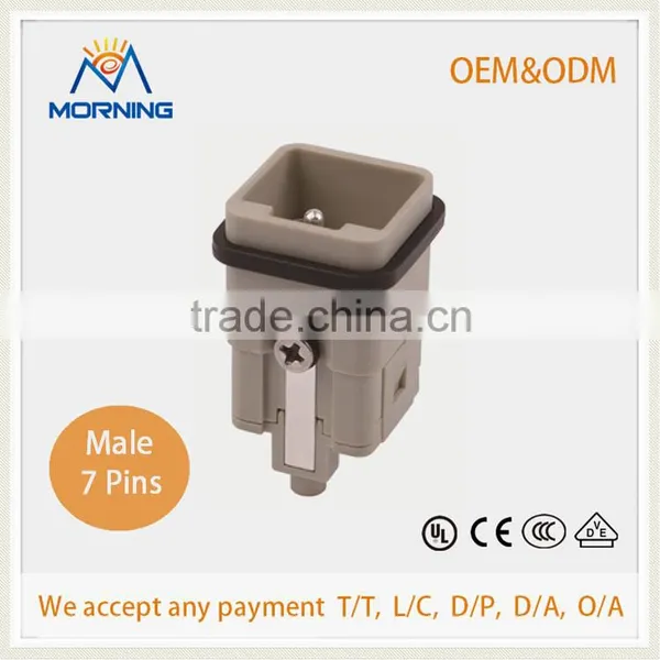 HQ-007/0-MC China 10A 400V Industrial Plug Connector