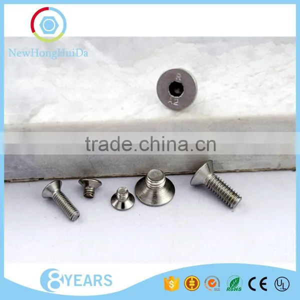 Wholesale 304 Stainless Steel Hex Socket Countersunk Head Machine Screw photo-4