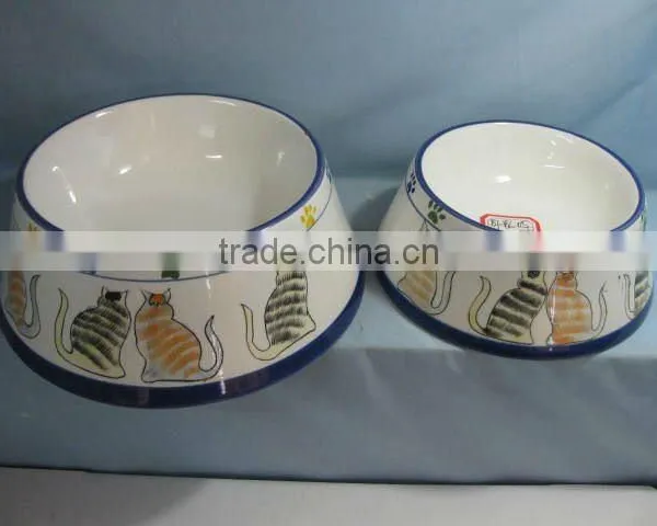 Ceramic Pet Bowl With Little Paw