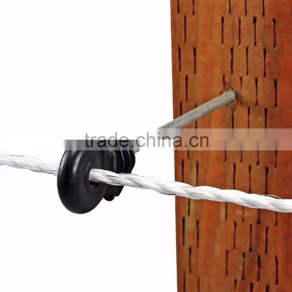 Electric Fence Ring Insulator for Polywire With Wood Screw Thread photo-4