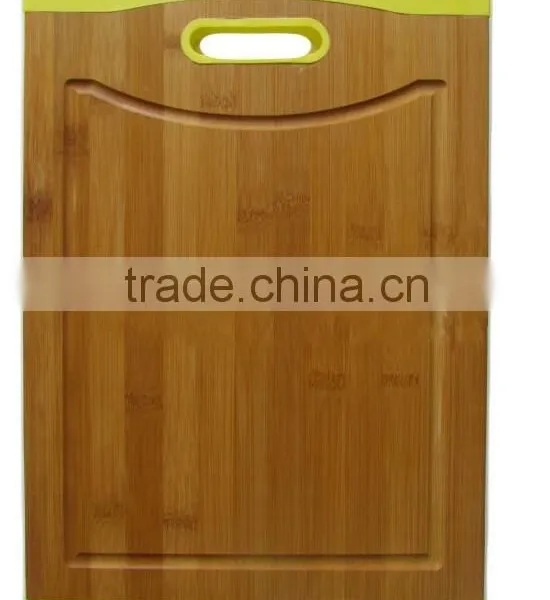 2015 HOT Houseware Excellent Cheese Bamboo Wooden Chopping Board Set photo-2