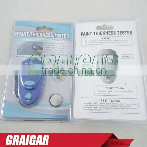 Digital LCD Car Coating Thickness Gauge Car Painting Thickness Tester Paint Thickness Meter DIY Instrument EM2271 0-80mil 0.1MM photo-3