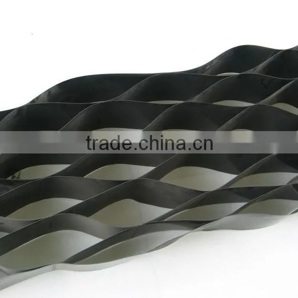 Plastic geocell for soil stabilization