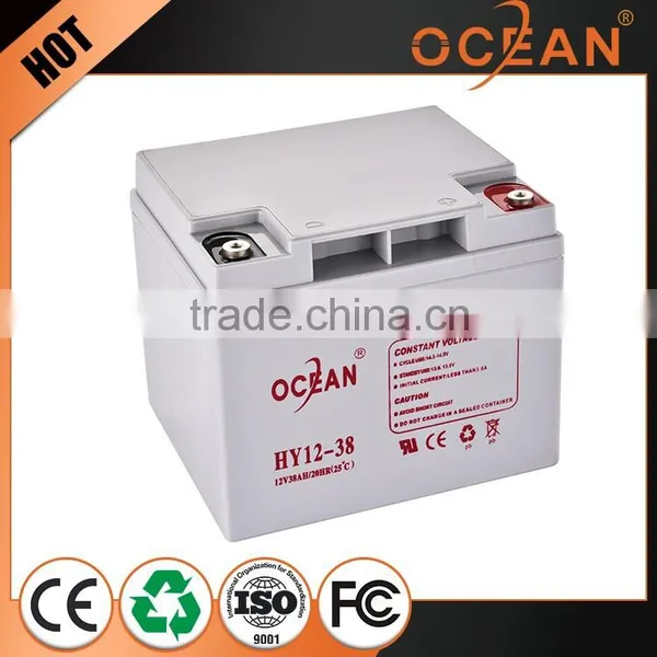 Rechargable Contemporary 12V Best Quality 38ah Battery Solar 12v photo-3