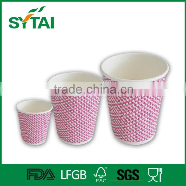 Wholesale Good Heat Insulated s Ripple Wall Disposable Cups photo-2