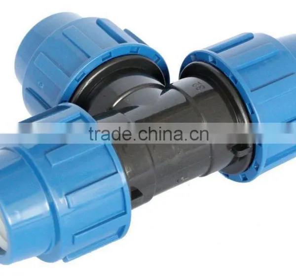 Supply Plastic Water Irrigation Pipe Fitting Compression Fitting PP photo-2
