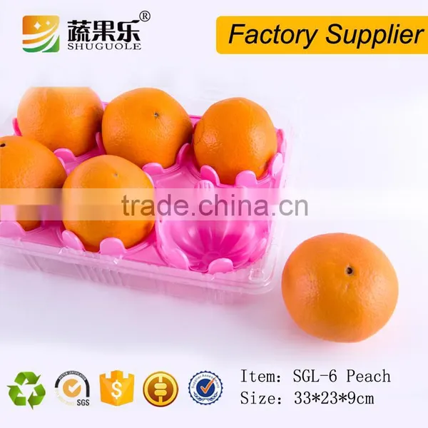 New Design Disposable Fruit Shaped Plastic Peach Packing Container photo-5