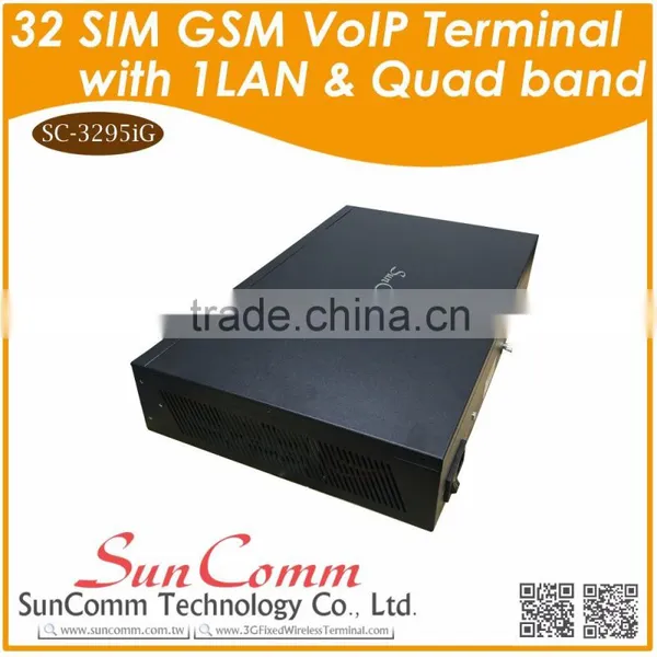 SC-3295iG SIP Connection Pin Code Modified GSM Quad Band VoIP Gateway photo-3