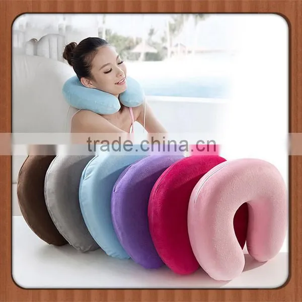 New Products Comfortable Soft Neck-protector U-shape Travel Hotel Memory Foam Pillow, High Quality Adult Travel Pillow photo-2