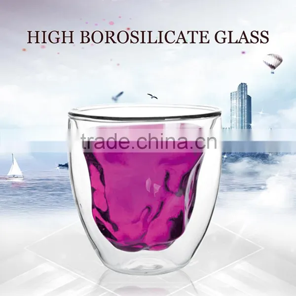 China Supplier Hot Sell Borosil Double Wall Cold Magic Mug for 200ml photo-3