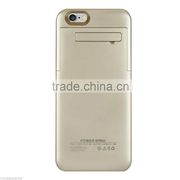 Brand New 4800mAh External Battery Case W/ Pop-out Kickstand For IPhone6 Plus photo-2