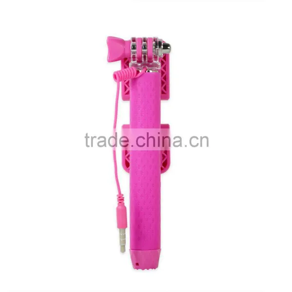 Pen-size Battery-free Extendable Selfie Monopod W/ Built-in Phone Holder For Mobile Phones & Action Camera photo-2