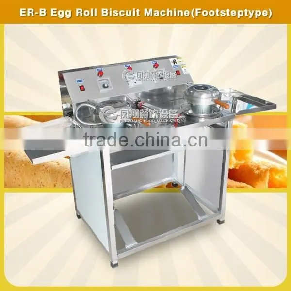 ER-B Industrial Egg Roll Baker,double Operaion Pan Egg Roll Baker,egg Roll Biscuit Machine With 304 Stainless Steel photo-5