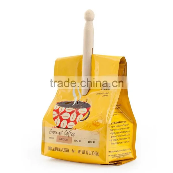 Birch Wood Clothespin Bag Clips Snack Bag Clips photo-2