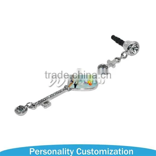 2015 New Mobile Phone Accessory Sublimation Metal Earphone Stopper photo-2
