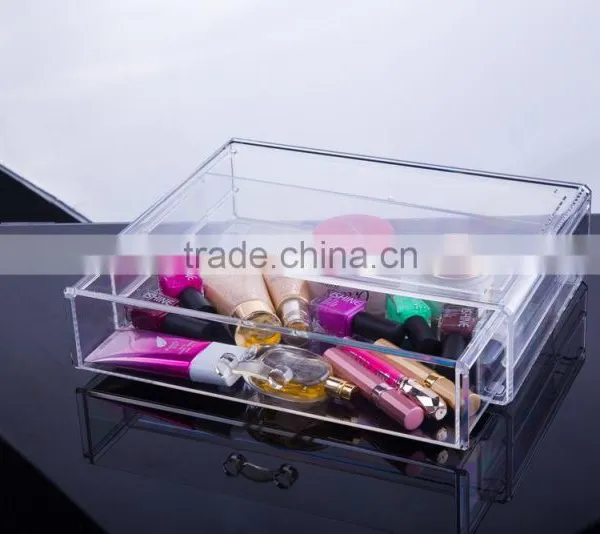 High Quality Transparent Beauty Makeup Dressing Case/Box photo-3