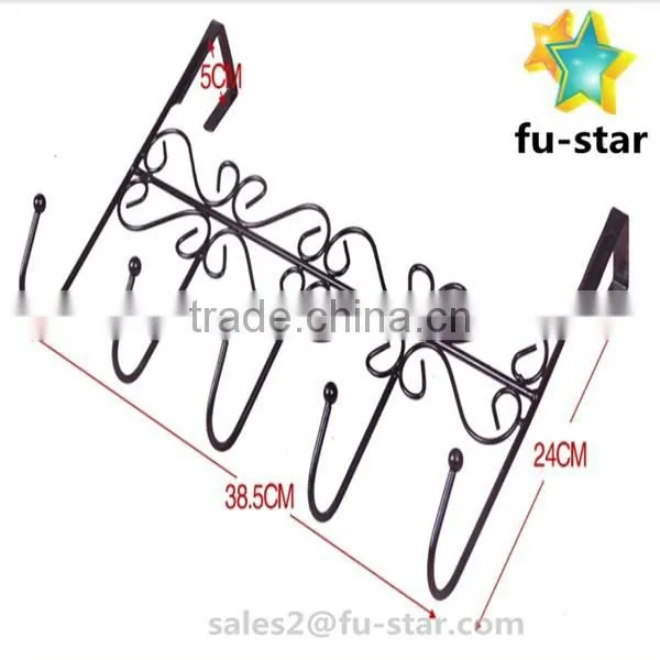 PN Decorative Over the Door 5 Hook Rack Organizer / Hanger Clothes at Office/Home Metal Hooks for Clothes Hanger photo-6