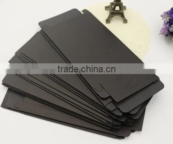 Black Cardboard Packaging Box,Spot PVC Window Paper Packaging for Phone Case photo-5