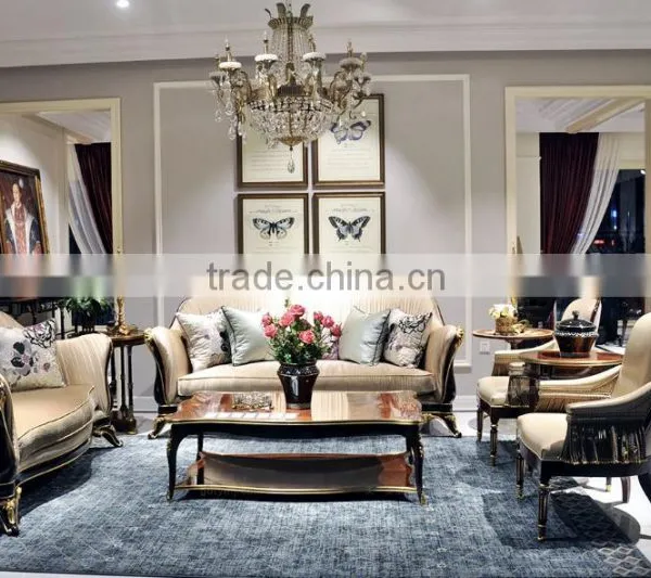 Classic Elegant English Style Royal Armchair With High Quality Upholstery Fabric and Golden Highlights BF12-05254e photo-5