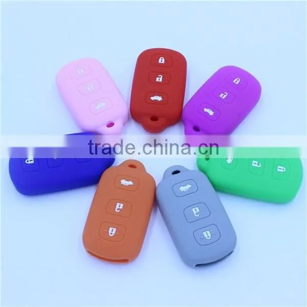 For TOYOTA 4Runner Sequoia Matrix Remote Keys Jackets With Panic Buttons Silicone Key Bags photo-2