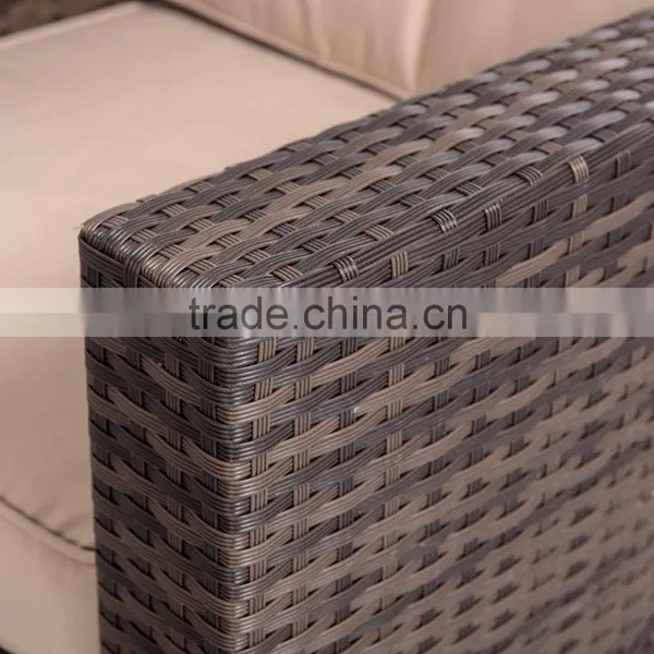4-piece Wicker Garden Patio Furniture Sofa Set photo-5