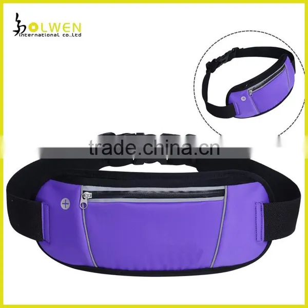 Zipper Closure Sports Waist Belt Money Bag Neoprene Running Bag photo-2