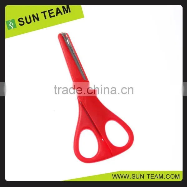 SC043 5-1/4" New Design Children Safe Paper Cutting Student Scissors With ABS Handle photo-3