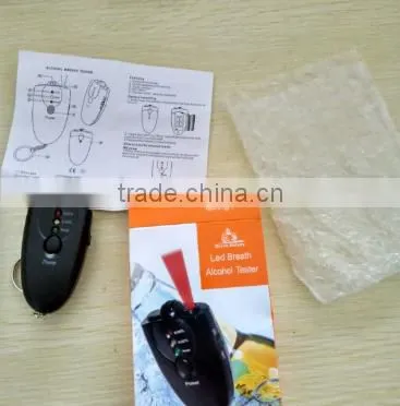 Alcohol Breathalyzer Tester With Flashlight Keychain Wine Breathalizer Alcohol Tester photo-5