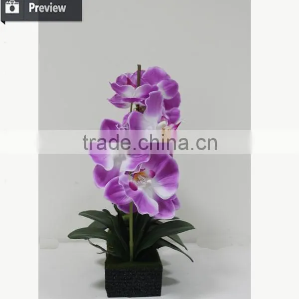 Artificial Table Orchids Customized With Foam Base photo-4