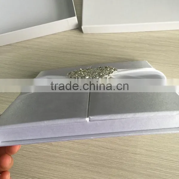 Romantic Pure Light Purple Carton Wedding Gift Box Raw Material Satin Surface photo-4
