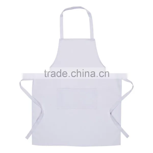 100% Cotton White Long Work Apron for Doctors photo-3
