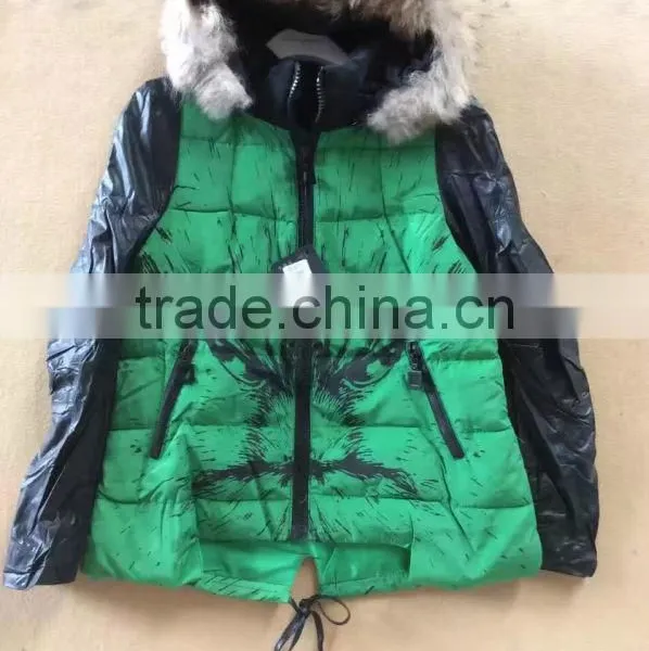 GZY Down Jacket Women Good Qualitmixed Coat High Quality Light Weight Whoelsale Guangzhou 2017 Stock Wearble Warm photo-4