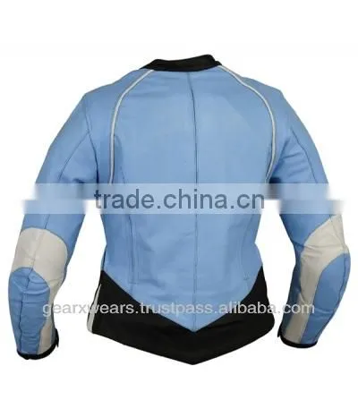 Womens Leather Motorbike Jacket photo-2