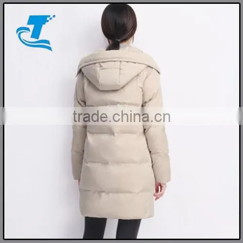 Women Hoodie Long Pattern Padding Cotton Jacket photo-2