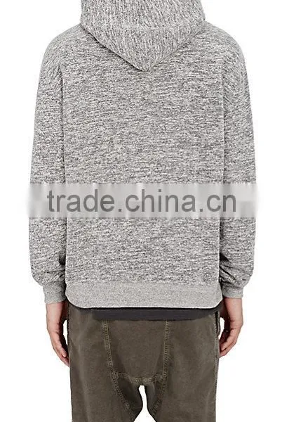"Oversized Cropped" Cotton-Blend Hoodie photo-2
